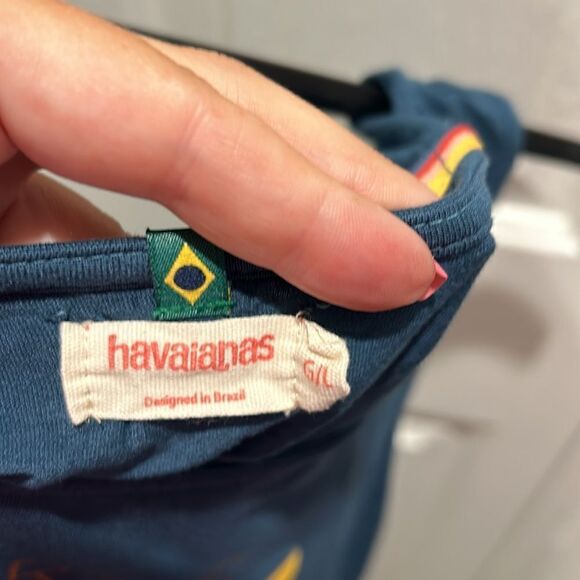 Havaianas “Girls Love sunshine” Tank, Size Large - Picture 7 of 9